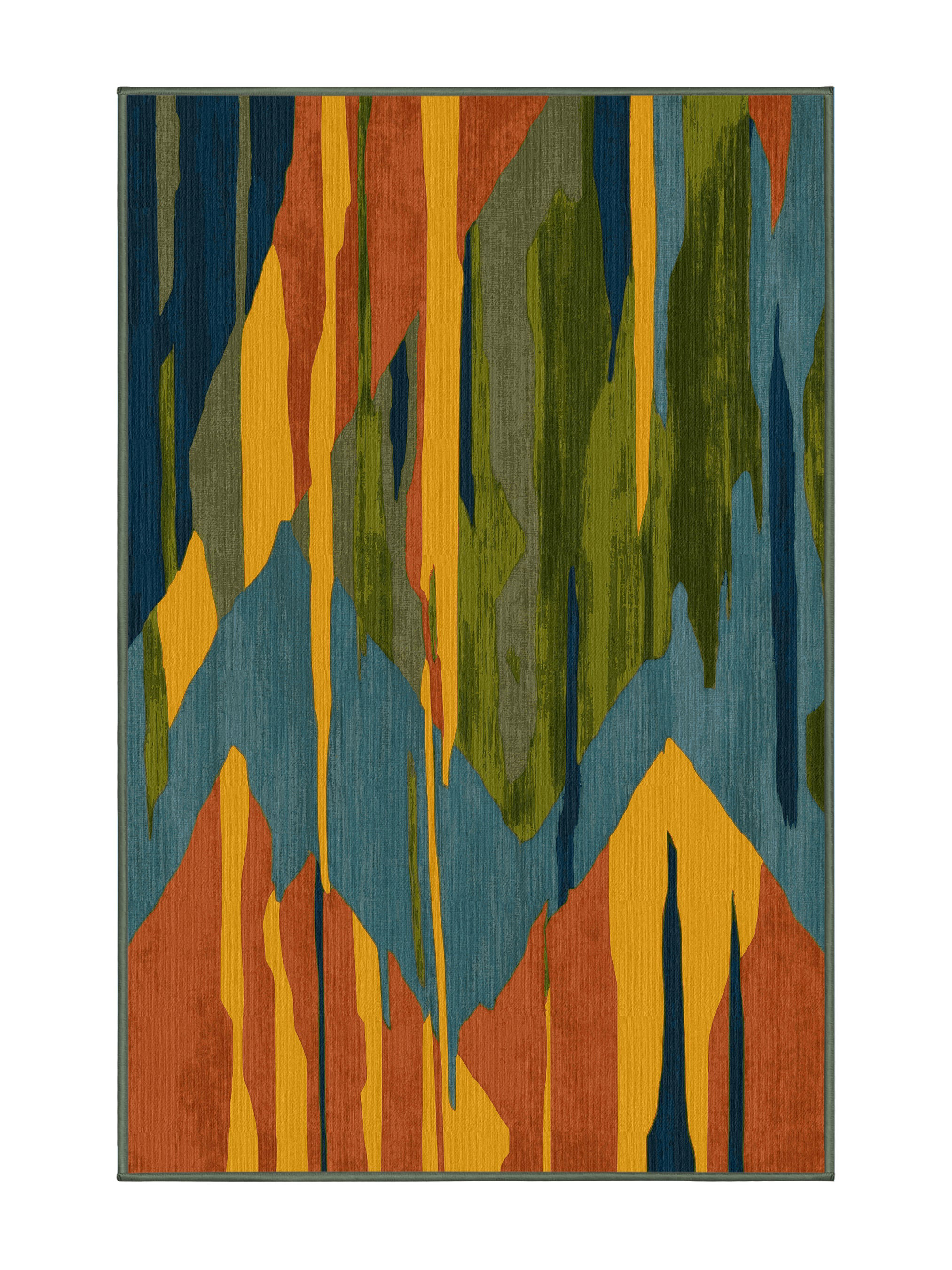 Ivy Bronx Wilderness Wash Rug | Wayfair