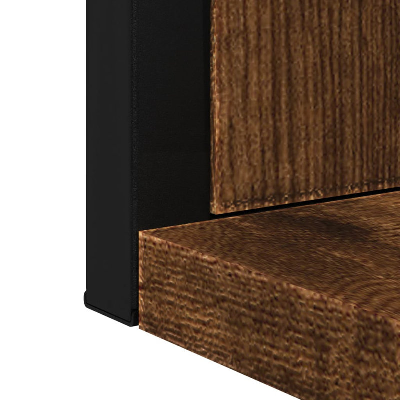 Bathroom Cabinet, Smoked Oak