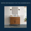 Meuble-lavabo simple 37 po Mid-Century