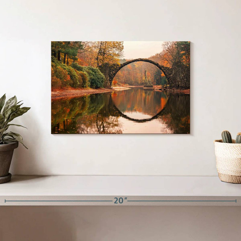 Lilie Devil's Bridge In Autumn, 8" H x 12" W