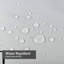 Rideau de douche vert avec 12 crochets-1290903219