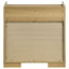 Table de chevet 2 tiroirs Rolle Naturel