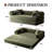 Boneless Convertible Sleeper Sofa Bed With 2 Pillows, Corduroy Folding Mattress Couch, No Assembly Required , Floor Sofa Lounge Couch For Living Room Small Spaces-2103811590