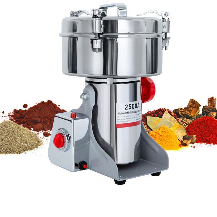 Domccy® 2500g Electric Grain Mill Grinder Spice Commercial 4000W 110V  Superfine Powder Grinding Pulverizer & Reviews