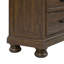 Commode 5 tiroirs brun foncé