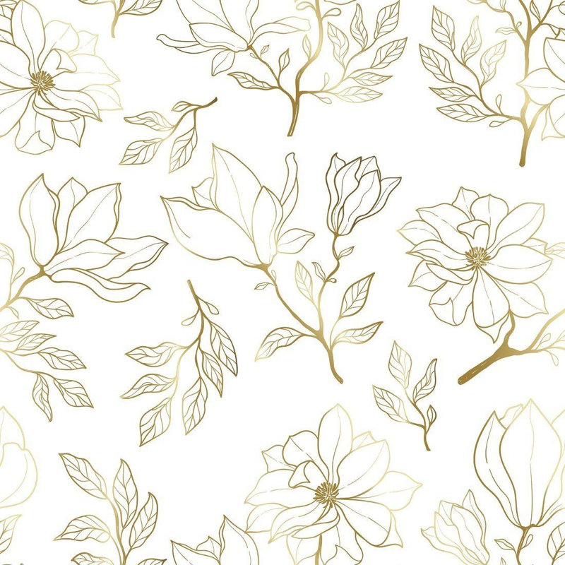 Rouleau de papier peint Ashtion Smooth, Gris / crème, L 126 po x l 24 po