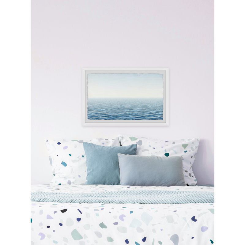 «Ocean Time», reproduction encadrée, H 8 po x l 12 po x P 1,5 po