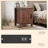 Clairese 24'' Tall  Farmhouse End Table With Charging Station, Wood Nightstand With Adjustable Shelf, Built-In Outlets-2119419976