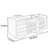 Multifunctional display desk storage cabinet