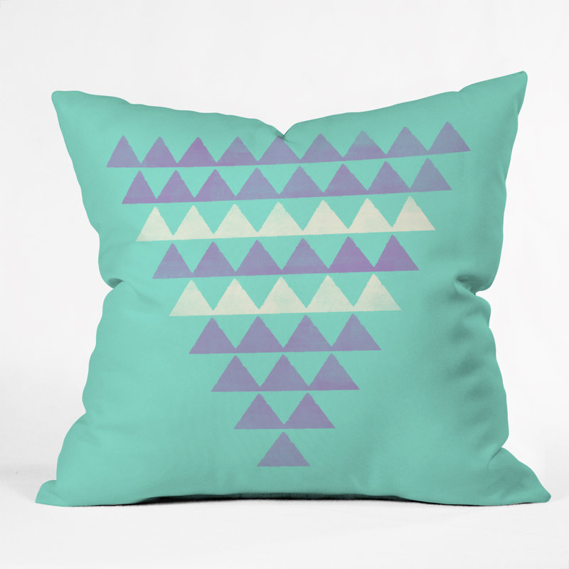 Coussin décoratif triangulaires allyson johnson, 18 po x 18 po