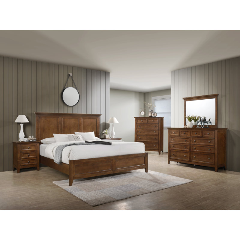Jacon Complete Standard Bed, Brown, King