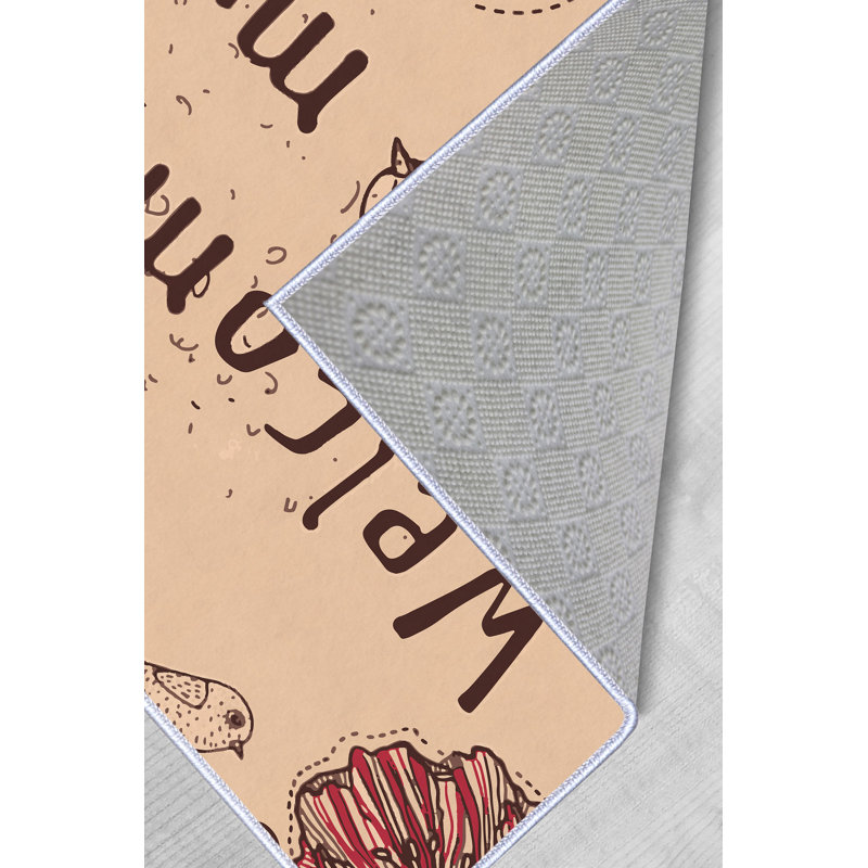 Elegant Machine Washable Area Rug, 100% Polyester, 70.9 x 110.2 inches | Non-Slip PVC Dot Underside, 0.3 in Pile Height | 3D Digital Print Design, Durable & Easy Care for Living Room, Bedroom, & Dining Spaces