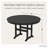 POLYWOOD Round Farmhouse Dining Table-21320343-21320344