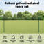 100cm H x 5000cm W Green Steel Fencing Kits