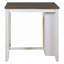 Ensemble de 3 tables à hauteur de comptoir avec tablettes USB-115299823-115299824