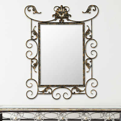 Metal Flat Wall Mirror