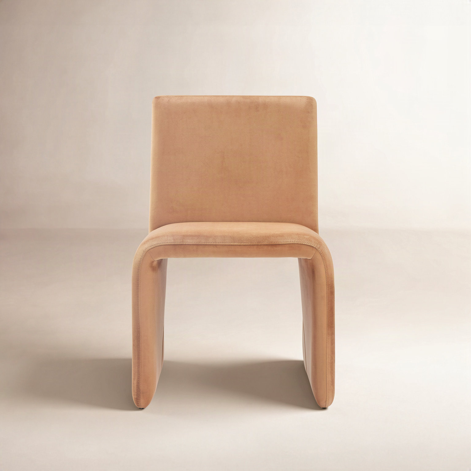 Odelia Velvet Dining Chair, Whiskey