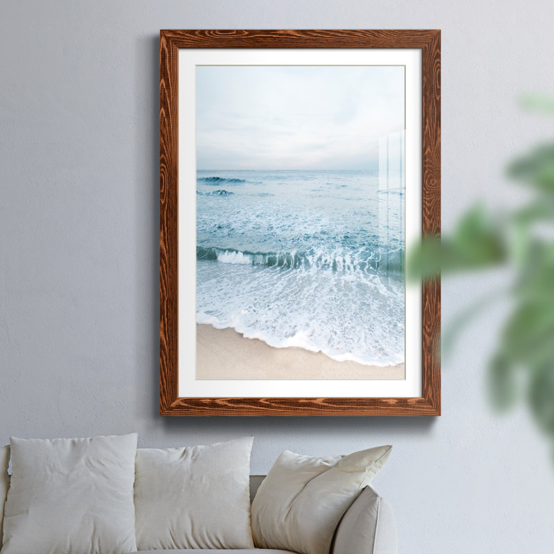Petite Botanical I - Cadre photo, reproduction d'art sur papier, Papier avec cadre érable, H 37,5 po x l 27,5 po x P 1,5 po