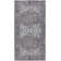 Oriental Machine Washable Cotton/Polyester Area Rug in Ivory/Olive