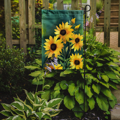 Drapeau de jardin double en polyester H 15,5 po x l 11,25 po