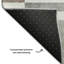 Tapis géométrique lavable à la machine de qualité supérieure Mayfield AMF2131-2045491327-2045491324