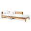 Hamilton Outdoor Teak Chaise Lounge
