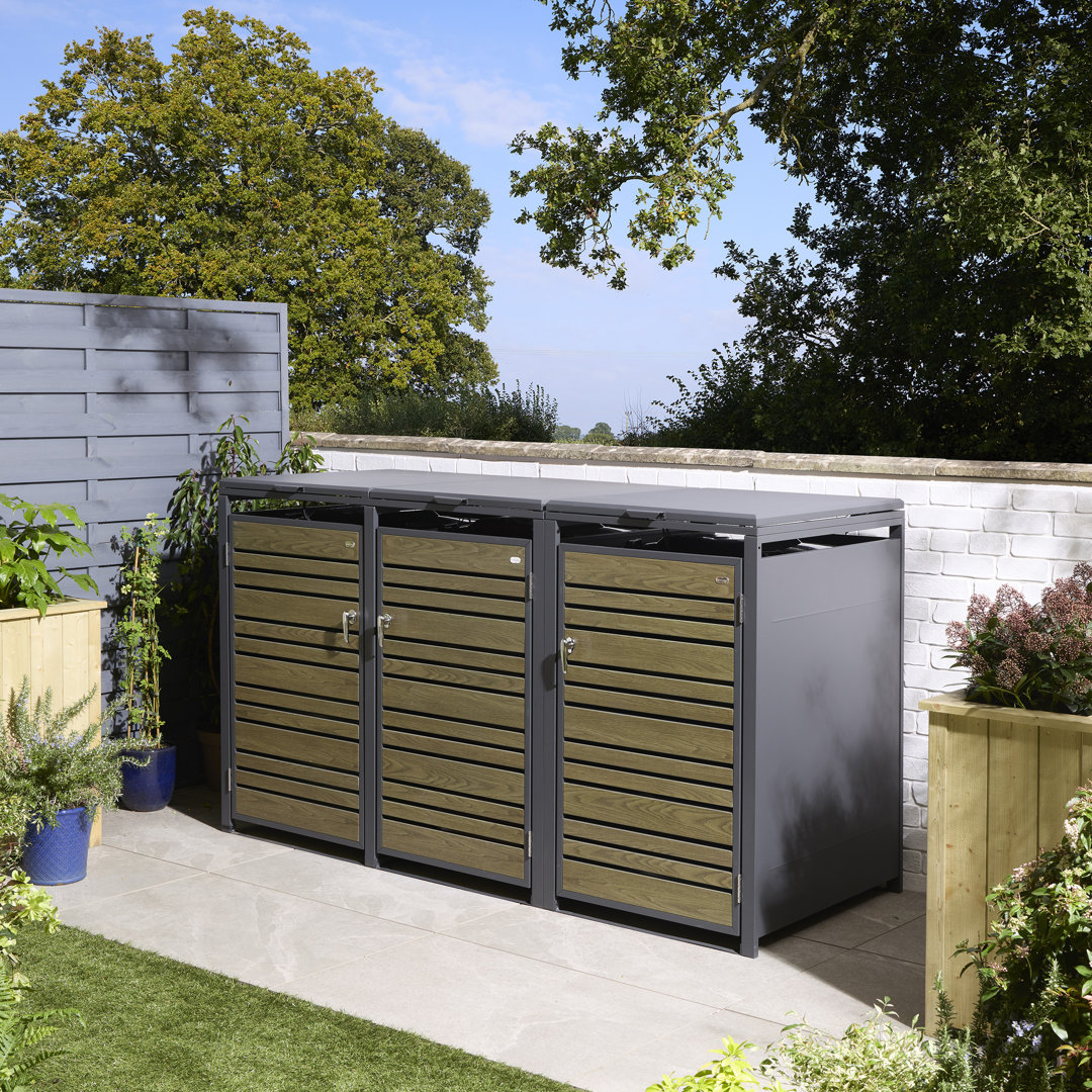 Chelsea Triple Bin Store - Oak