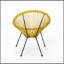 Chaise Anson (ensemble de 2) - Jaune