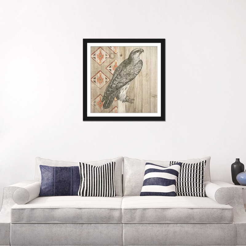 Histoire naturelle, impression sur toile tendue sud-ouest, H 24 po x l 24 po x P 1 po, Papier d'art encadré noir, Blanc