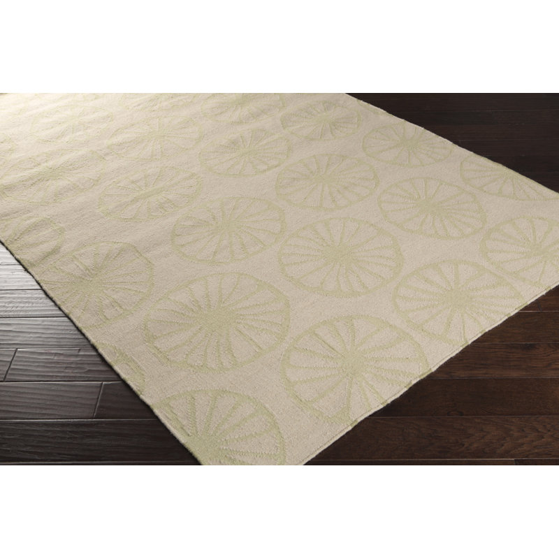 Byington Wool Geometric Indoor Rug, Rectangle 8' x 11'
