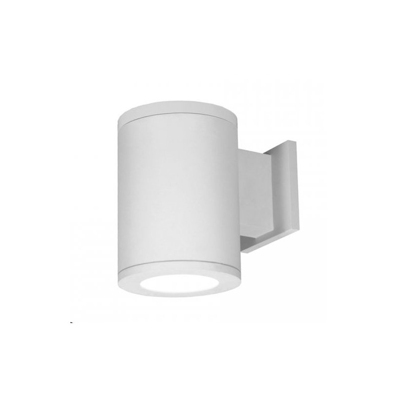 Tube LED Outdoor Armed Sconce, White