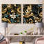 Gregory - Ensemble de 2 collages carrés à formes abstraites-101845542-101845546