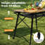 Rectangular Folding Outdoor Camping Table , 52cm cm W 90cm cm D