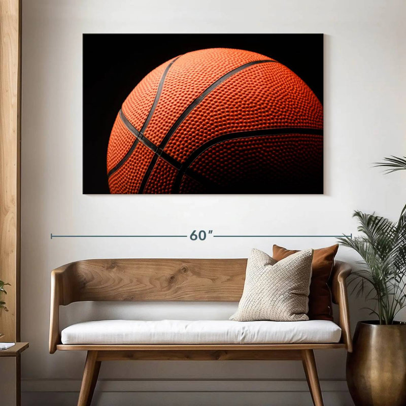 Ballon de basketball texturé Sireci, H 32 po x l 48 po