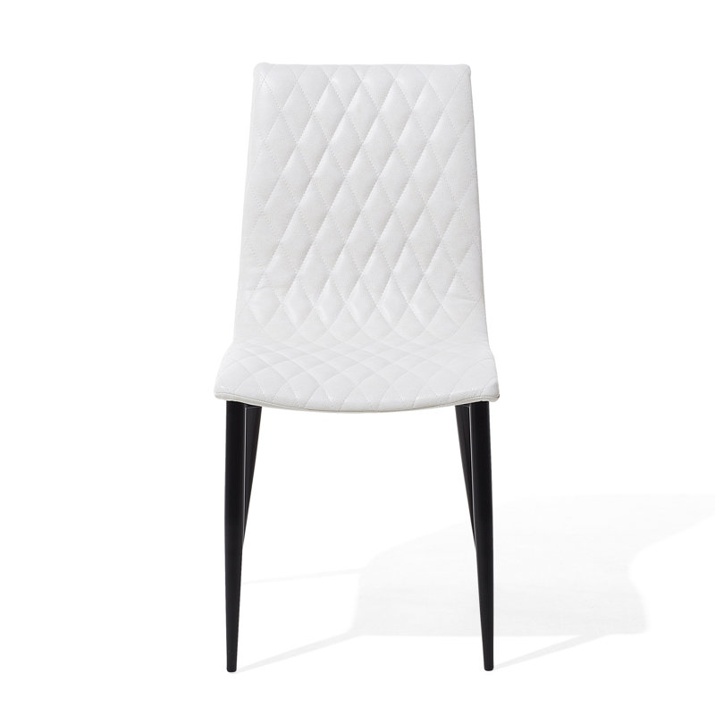 Riceboro 44cm H Upholstered Side Chair, White