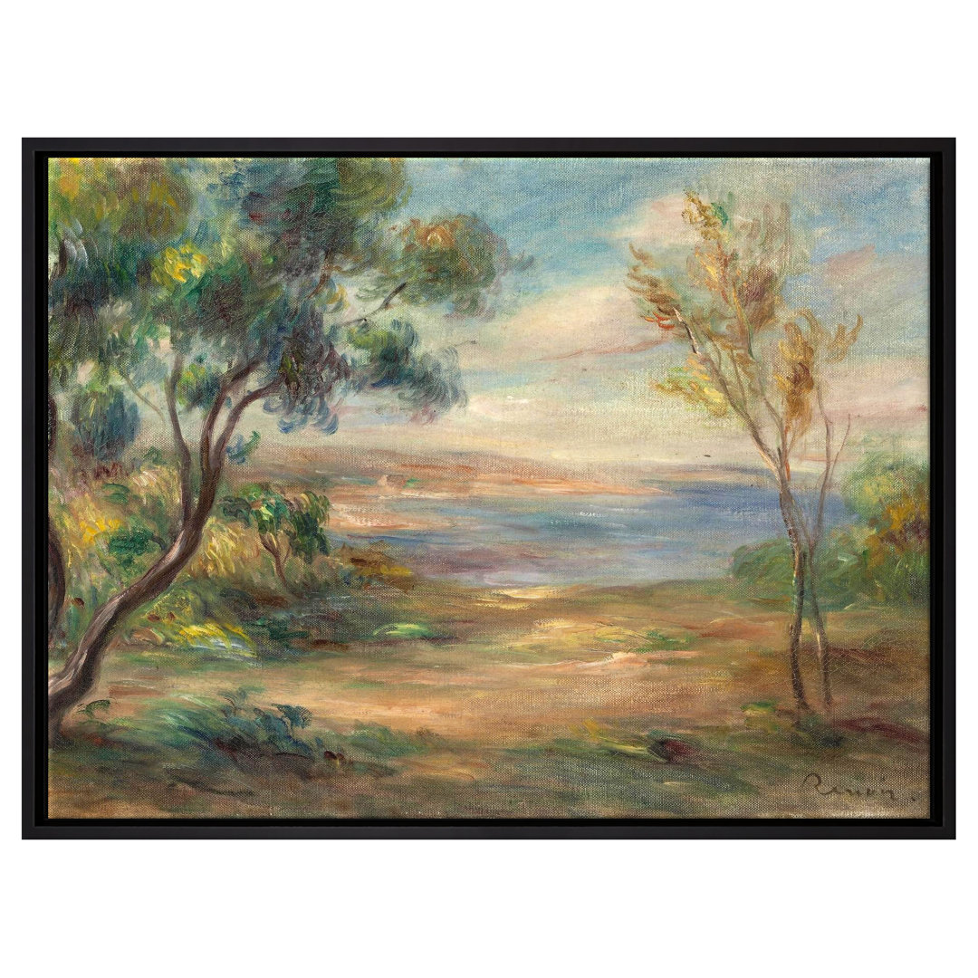 Gerahmter Kunstdruck Leinwandbild Die Strände des Meeres (Bords de Mer) von Pierre-Auguste Renoir