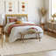 Tapis gris / crème en coton fabriqué à la main Clover-1725304707