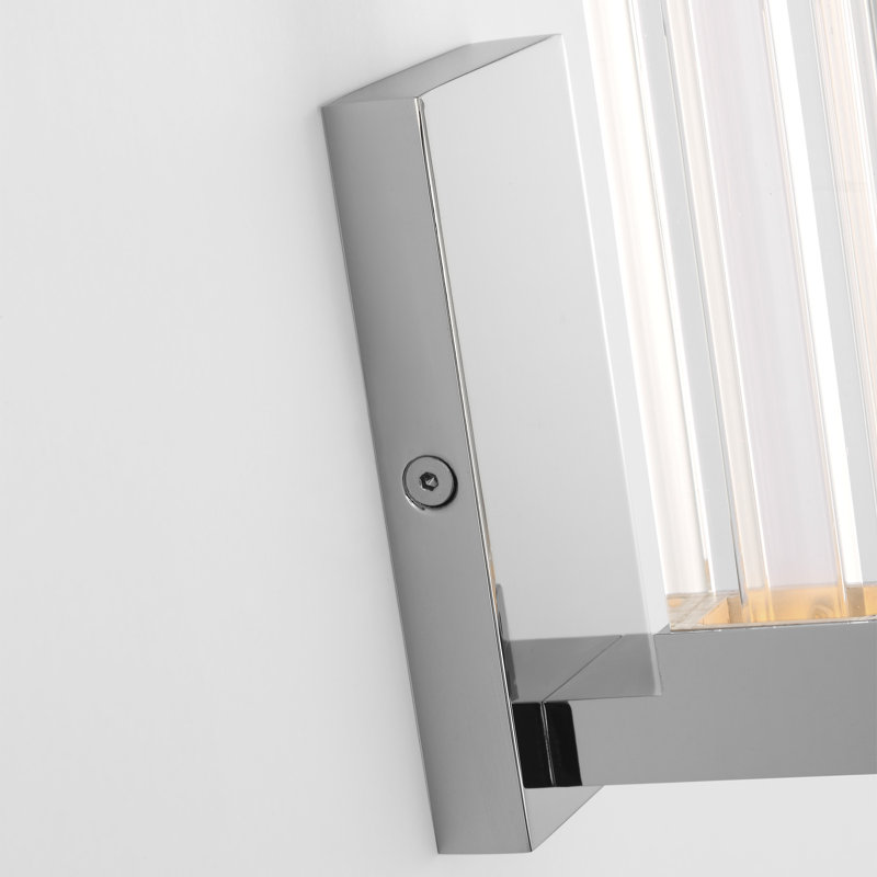 Reiya 1 - Light LED Armed Sconce, Chrome