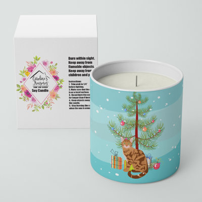 Jar Candle with Ceramic Holder