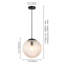  Luminaire suspendu en verre à intensité variable 1 lumière Menchaca-114286908