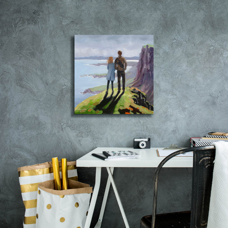  «Skye» par Meredith Howse, art mural sur toile, 18 po x 18 po, H 18 po x l 18 po
