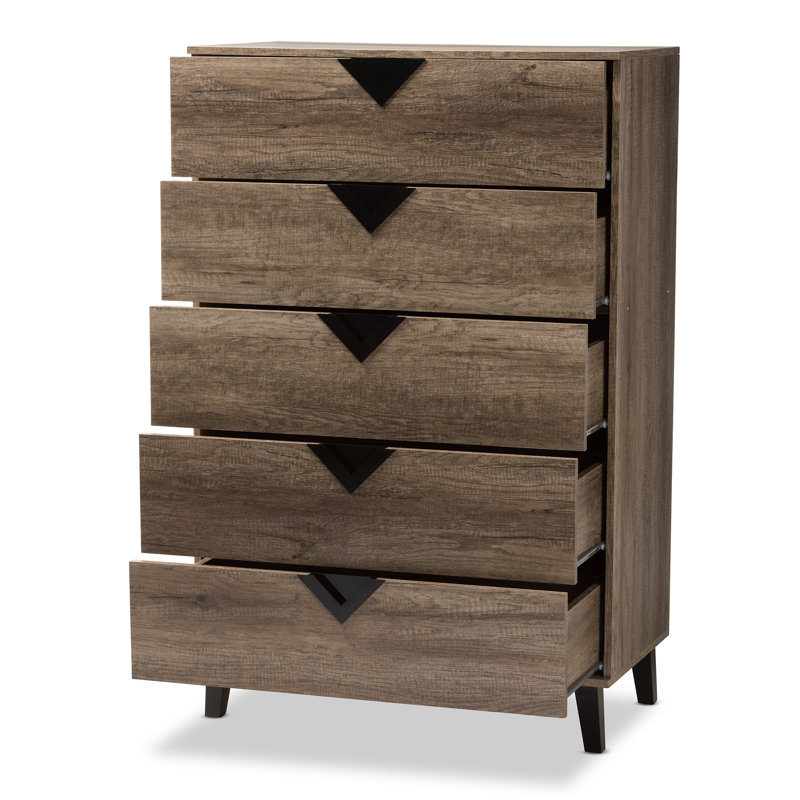 89cm W 5 - Drawer Chest of Drawers
