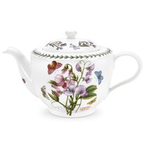 Portmeirion Botanic Garden Sweet Pea Serving Casserole, 22.5cm, White/Multi