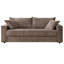 Canapé rembourré 3 places 79,5 po avec accoudoirs carrés et 2 coussins Alcantara-1867718460