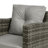 Outdoor 2pcs Rocking Chairs With Cushions And Double Layer Table-1013573487