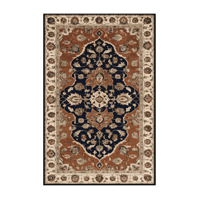 Machine Washable Persian Brown Area Rug