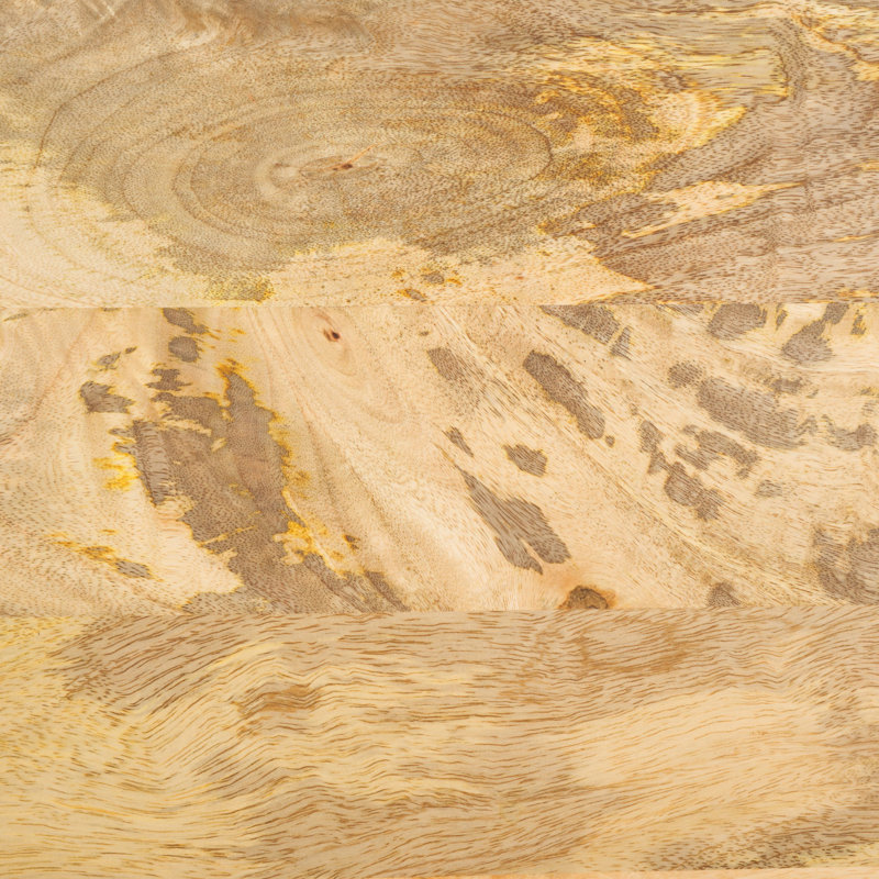 Table de chevet 1 tiroir Wrenn, Naturel / Laiton