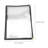 Restaurant Menu Cover Price List Paper Insert Transparent Cookbook Holder