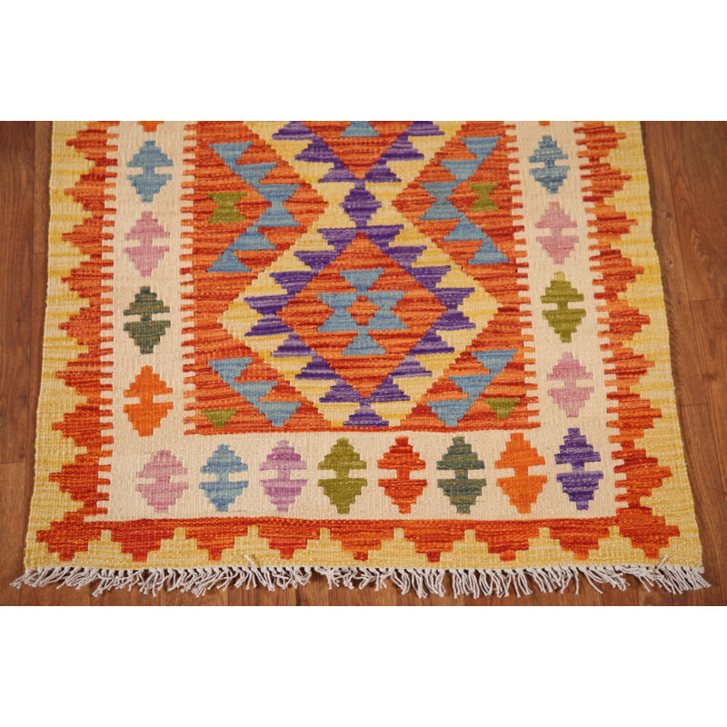 Tapis décoratif South Western Kilim 3 x 4