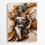 Abstrait art figuratif sur toile beige 88-1913139278